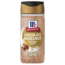 McCormick Finishing Sugar, Chocolate Hazelnut, Limited Edition, 3.61 oz