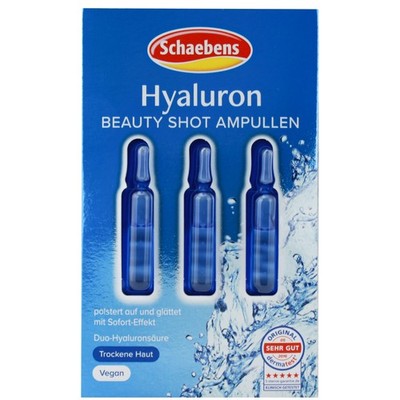 Schaebens Hyaluron Ampullen Beauty Shot, 3x1ml