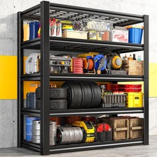 Garage Shelving 3000LBS, Heavy Duty Storage Shelves, Adjustable Industrial Metal