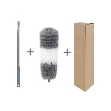 NEW Extendable handle Feather Duster Long Telescopic Magic Static Duster Brush