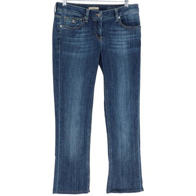 Burberry Brit Islington Boot Leg Jeans Womens Size 28 Dark Wash Blue Denim