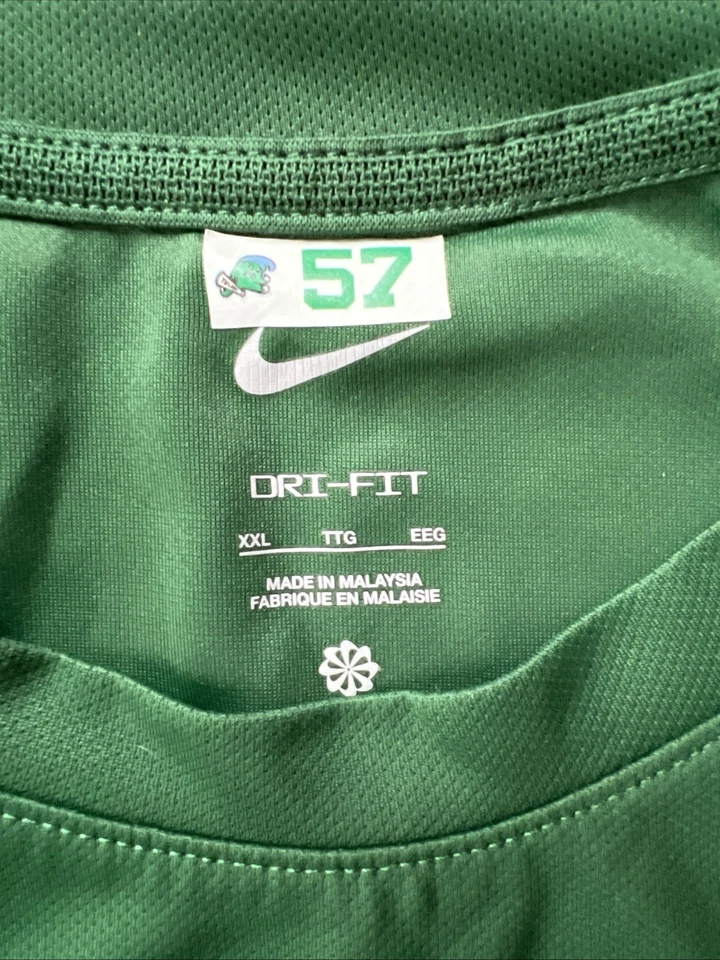 Nike Men’s Tulane NOLABUILT Football Green Wave Dri Fit XXL EUC! - Image 3 of 4