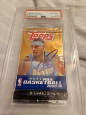2009-10 TOPPS CURRY AUTOGRAPHED BASKETBALL CARD PACK GOLD ? PSA/DNA CERTIFIED $$