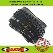 Maxxis Minion DHR II 29x2.6" MTB Tire Tubeless 3C MaxxTerra EXO TR 1 or 2 tires
