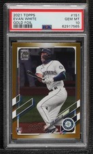 2021 Topps Gold Foil Evan White #151 PSA 10 GEM MT 1c7