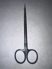 JARIT 102-302 Surgical Curved Supercut Serrated Jamison Scissors 7" Excellent