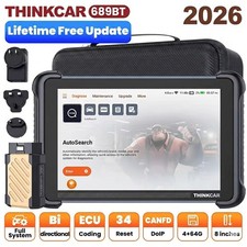 THINKCAR THINKSCAN 689BT Diagnostic Tool Car Scanner ECU Coding Bi-Directional
