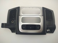 02 - 05 Dodge Ram Front Dash Radio Trim Ac Climate Control Bezel Gray Oem