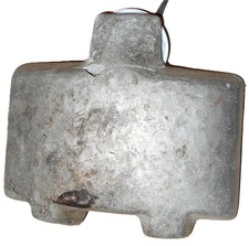 MOULE DE POIDS DE PLONGÉE PLONGEUR VINTAGE RARE PLOMB 8 LB GRAND ÉQUIPEMENT DE SPORTS NAUTIQUES