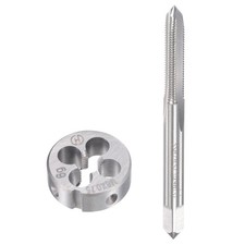 M6x0.75mm Metric Tap and Die Set HSS Machine Thread Tap with Round Die