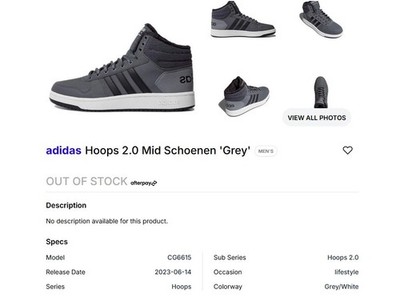 Adidas, Turnschuhe, Herren, Mid Hoops 2.0, CG6615, halbhohe Sneaker,  Gr.44 / 43