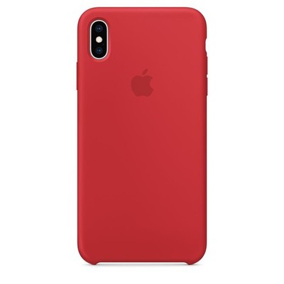 Original / Original Apple iPhone XS Max Silikon Case - (PRODUCT)RED - Neu