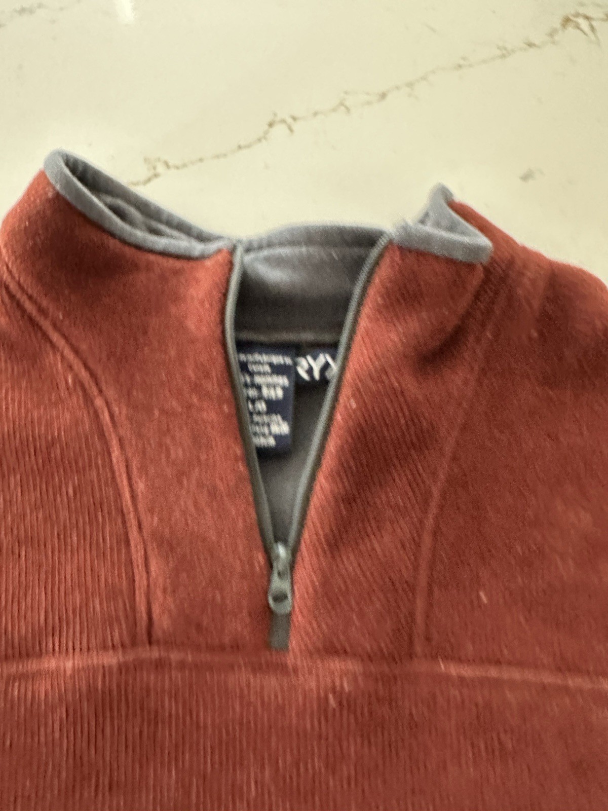 Arc'teryx Vtg Mens Maroon Covert 1/4-zip Polartec Fleece Pullover Sweater Sz L image 4