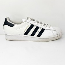 Adidas Boys Superstar FU7712 White Casual Shoes Sneakers Size 5.5