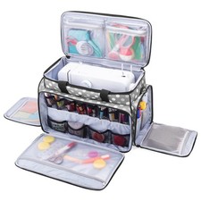 Sewing Machine Case with Removable Padding Pad, Travel Case for Sewing Machin...
