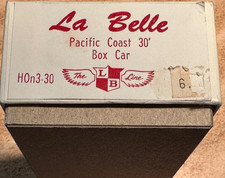 Modellbahn Kit "Pacific Coast 30' Box Car" H0n3 (LaBelle/USA)