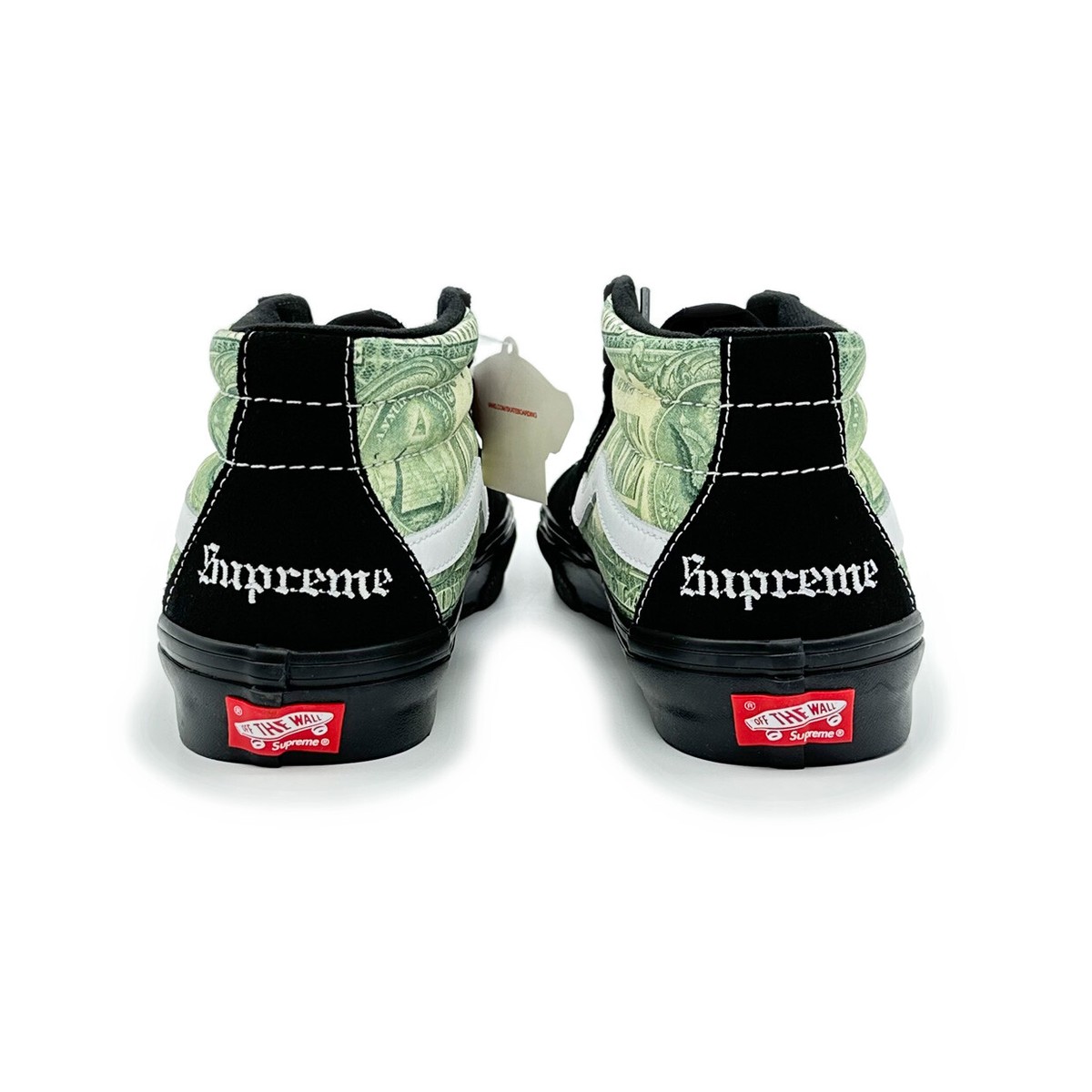 Supreme × Vans Doller Skate Grosso Mid VN0A5FCGBMA Supreme Vans Doller Skate Grosso Mid Black