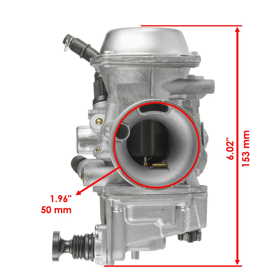 Caltric Carburetor For Honda Fourtrax 300 TRX300FW 1988 1990-2000 16100-HM5-L01 - Image 3 of 4