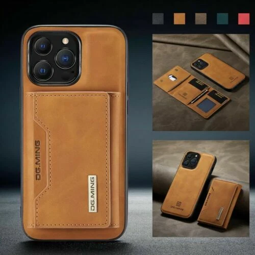 Leather Wallet Case Cards Stand Cover For iPhone 15 17 Pro Max 14 13 12 11 16E 8 - Image 2 of 4