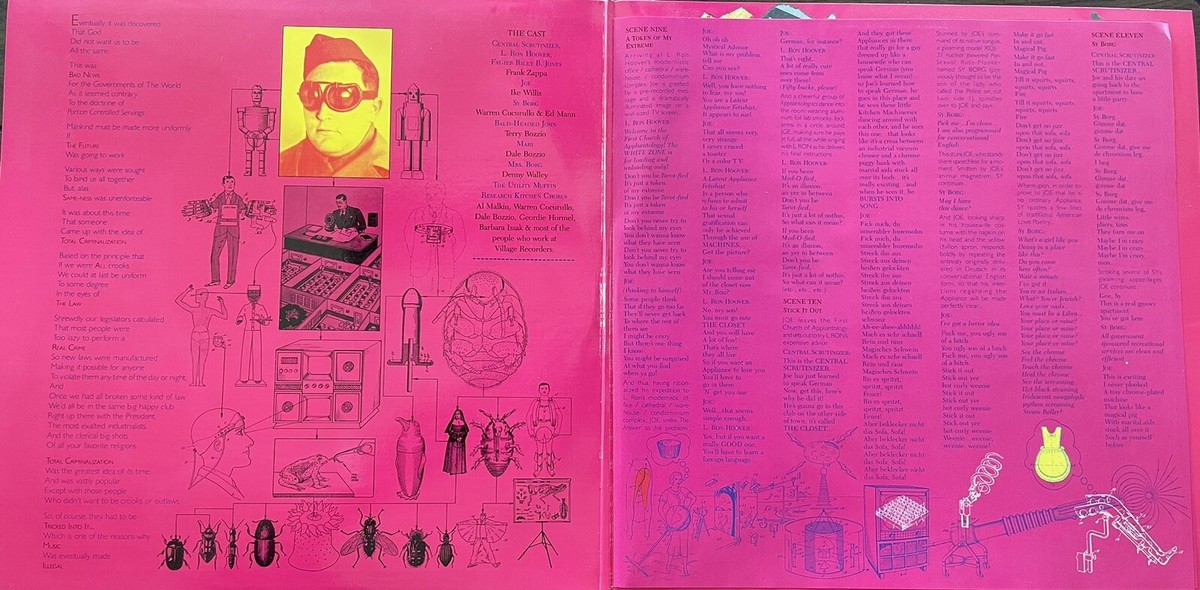 FRANK ZAPPA JOE'S GARAGE BOX SET 3 LPS Act I ACT II & III 12
