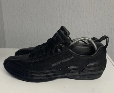 RARE Emporio Armani Mizuno UK 11 / 46 Collaboration Sneakers Black