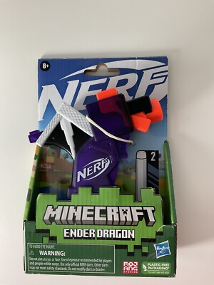 New in Original Packaging Minecraft Ender Dragon Nerf 2 Darts Included