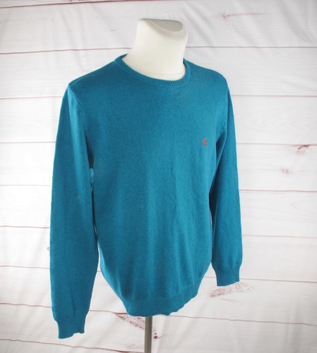 MARLBORO CLASSICS Herren Blau Wolle Baumwolle Rundhals Pullover Pulli XL - Bild 23 von 24