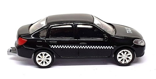 Norev 1/64 Scale Diecast 77 11 426 051 - Renault Symbol Thalia Taxi - Black - Picture 3 of 5