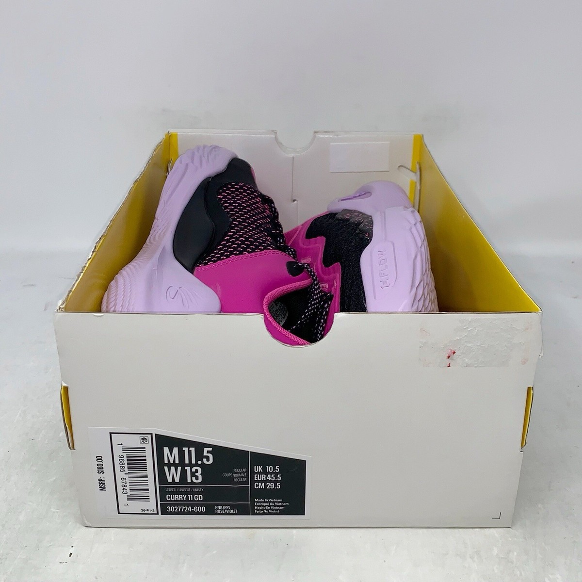 Under Armour Curry 11 'Girl Dad' Pink Sneakers, Size 11.5