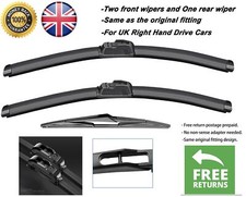 Limpiaparabrisas delantero y trasero 24"16"12" para Toyota Yaris 2005-2011