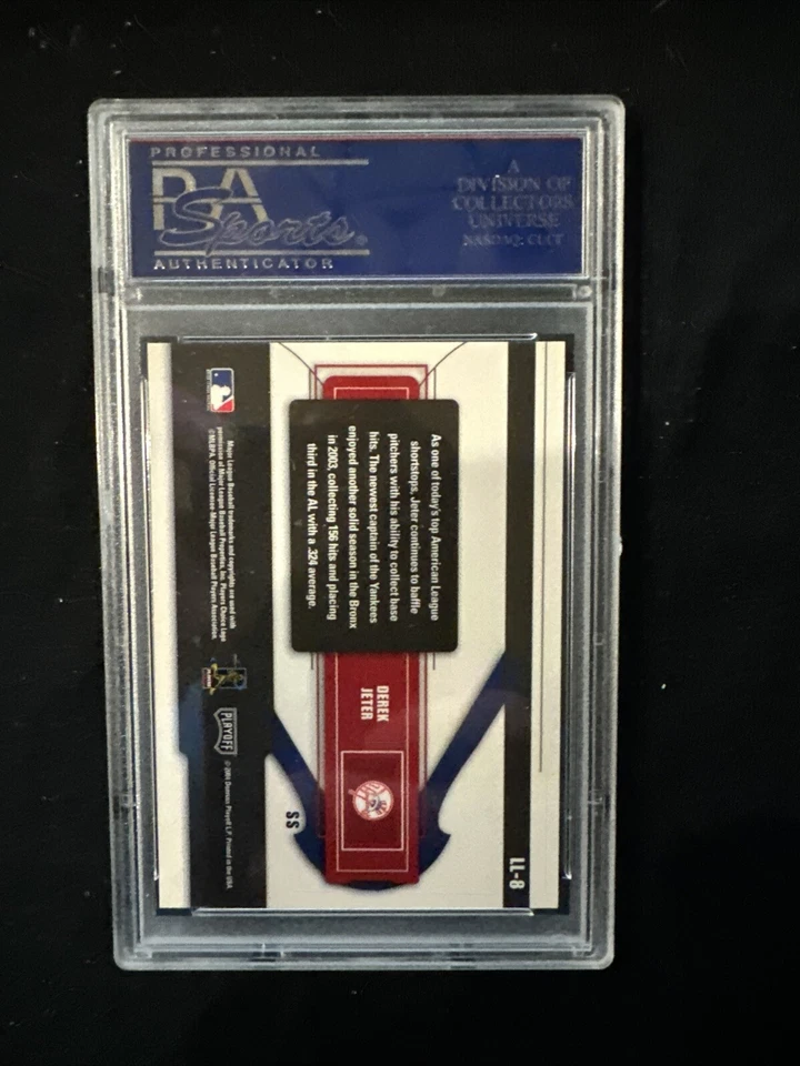 Playoff Prestige League Leaders 2004 #LL-8 DEREK JETER New York Yankees PSA 10 Foto 2 de 2