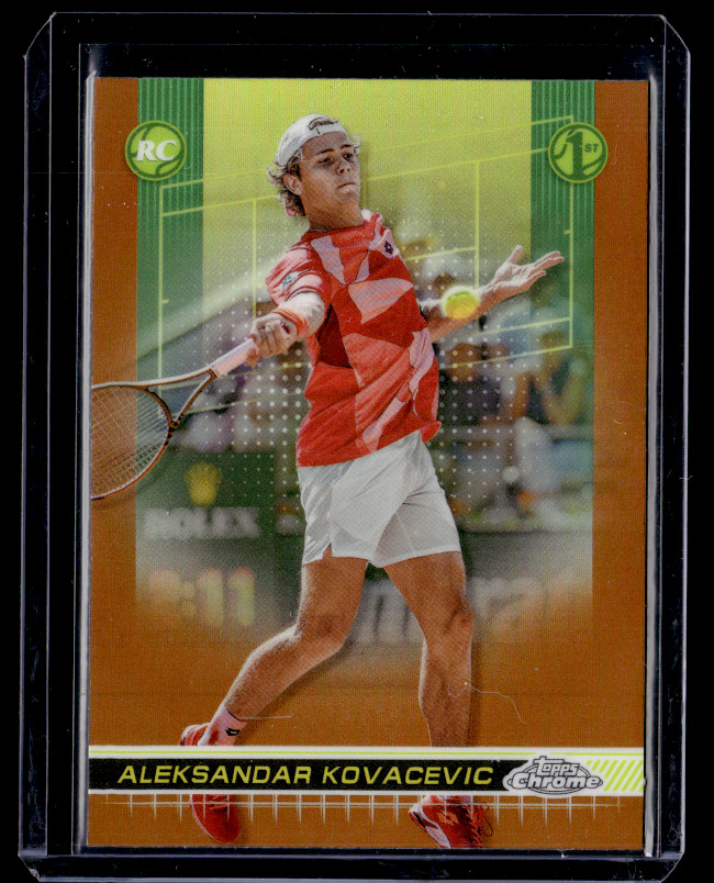 ALEKSANDAR KOVACEVIC 2024 Topps Chrome 1st Rookie Clay Court Refractor #138