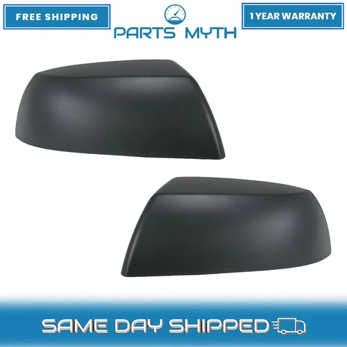 NEW Textured Mirror Caps Covers LH & RH Pair Set For 07-13 Toyota Sequoia Tundra
