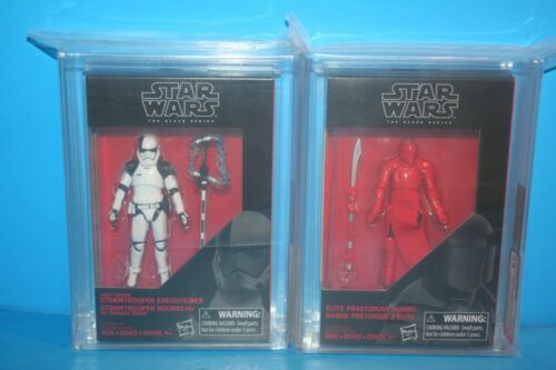 Star Wars 2017 grado AFA como nuevo en caja 4 piezas. ARMA ROSA/LUKE/GUARDIA/PRIMERA FIGURA - Imagen 2 de 12