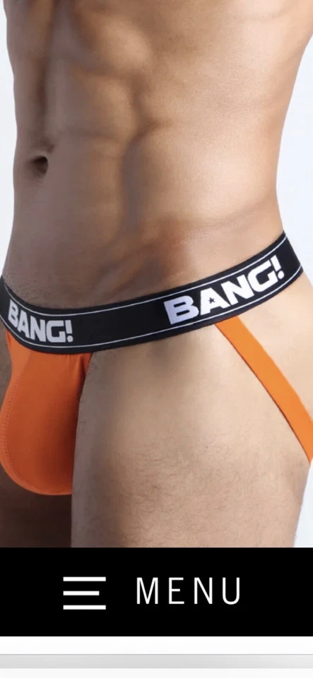 BLAZE NARANJA BANG MIAMI ALGODÓN JOCKSTRAP ROPA INTERIOR SEXY GAMA ALTA XL Foto 2 de 4