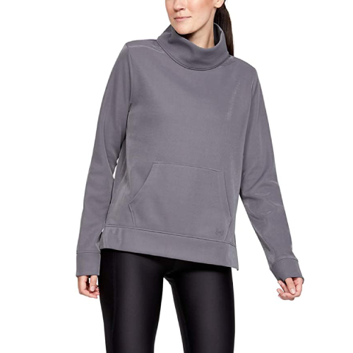 Neu Under Armour Damen Synthetik Fleece Mock Mirage Sweatshirt Größe L UVP: 55 $ - Bild 3 von 5