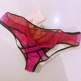 Agent Provocateur Megan Pink Bra 34B & Brief Sz 4 / UK 12 Set