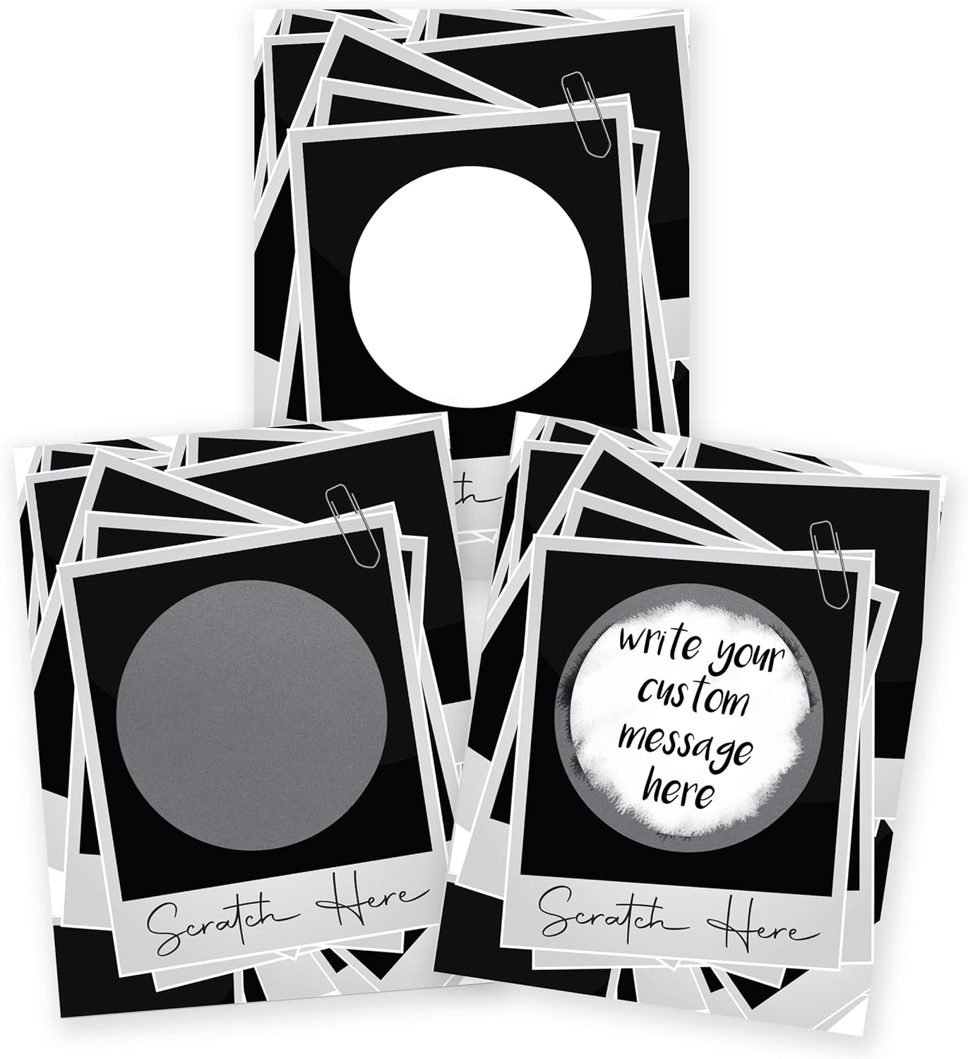 Make Your Own DIY Scratch off Scratchnotes 20 Pack 3X4 Note Cards & Stickers In