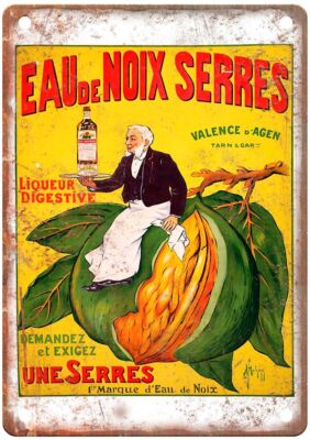 Vintage Liquor Poster Retro Look Reproduction Metal Sign E1049