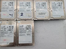 Lot of 6 Seagate 300GB 2.5" SAS different model please check the description