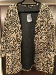 leopard print blazer size 18