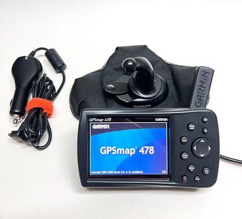 Garmin GPSmap 478 Marine GPS Receiver Chart Plotter Display Unit w/ Friction Pad