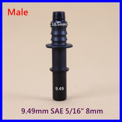 9.49mm SAE 5/16" 8mm Nylon Fuel Line Quick Connect Release Hose Disconnect Hose 9.49mm SAE 5/16" 8mm Nylon Fuel Line Quick Connect Release Hose Disconnect Hose