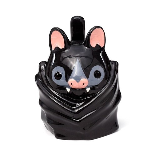 HALLOWEEN BAT UPSIDE DOWN CERAMIC NOVELTY MUG COFFEE TEA CUP NEW & BOXED - Picture 18 of 21