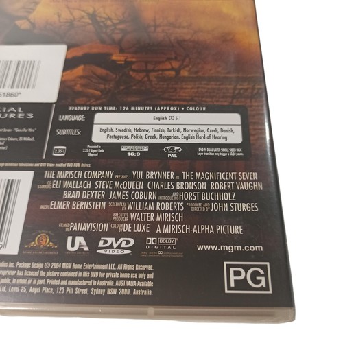 The Magnificent Seven DVD Special Edition Action Western Bandit Mexico Rescue - Picture 12 of 12