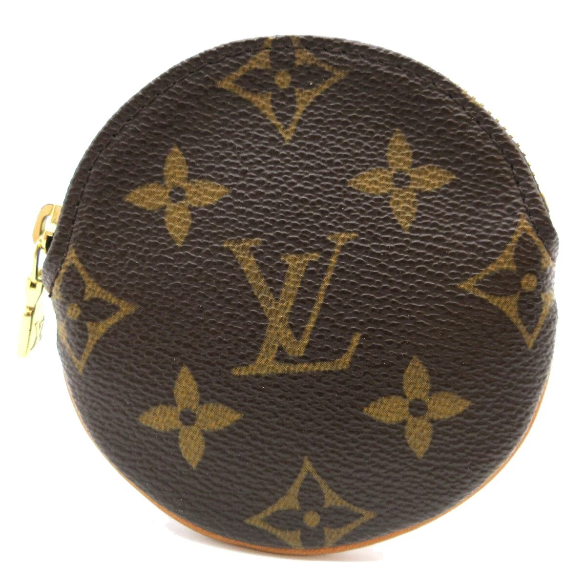 Louis Vuitton Coin Purse Round Monogram Brown