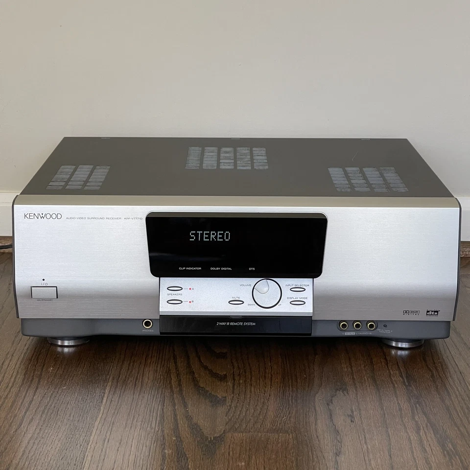 Vintage 1998 Kenwood KRF-V7771D 500W 5.1 ch Audio Video Surround Receiver RARE - Image 4 of 4