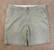 Columbia Shorts Mens 38x10 Flex ROC Flat Front Canvas Hiking Camping Outdoors