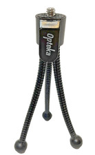 Opteka Flex Leg Mini Spider Tabletop Tripod for Camera 4.5 inches Black