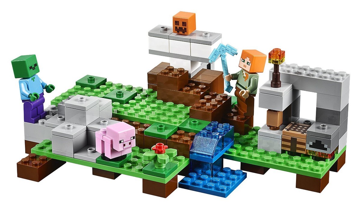 Minecraft Lego Sets 🐔 The Chicken Coop or 🐼 The Panda Nursery